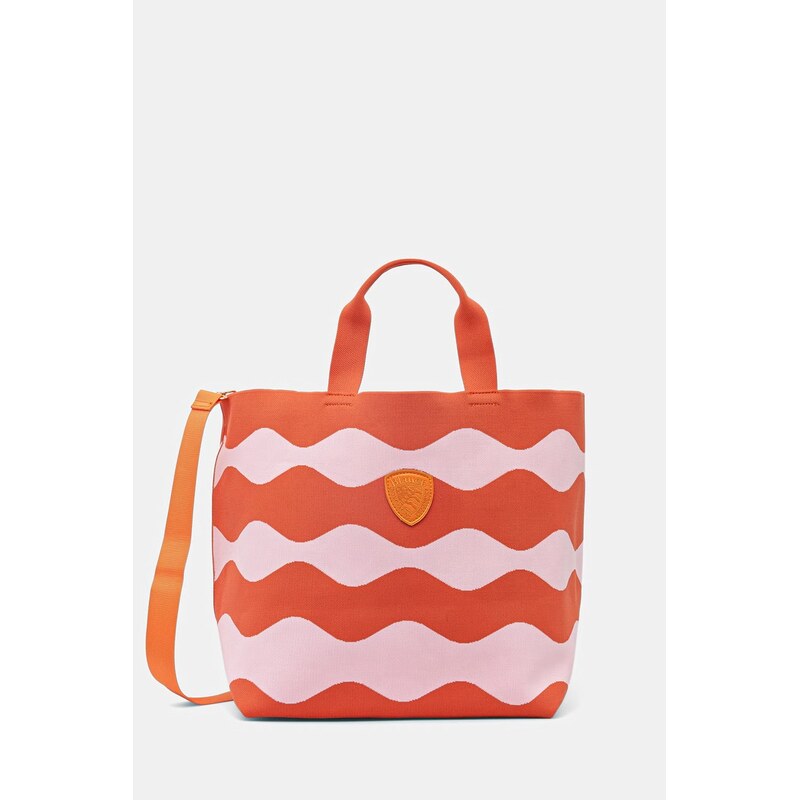 Blauer dámska shopper kabelka 68528634