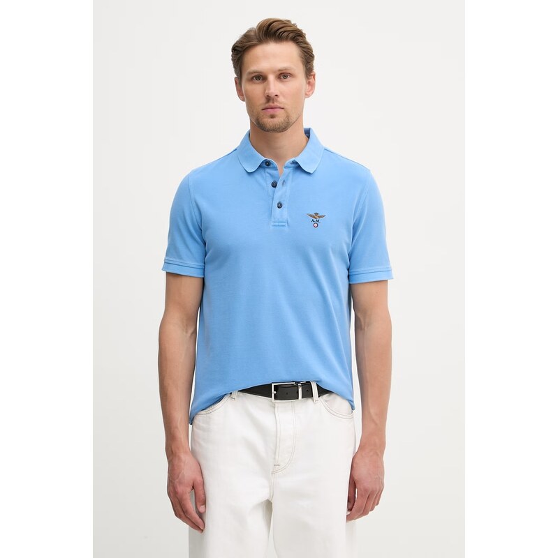 Aeronautica Militare polo tričko pánske bavlnené 68528668