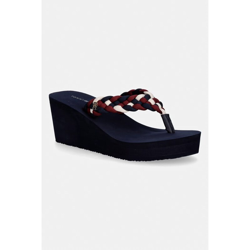 Tommy Hilfiger dámske žabky TH WEDGE BRAIDED SUMMER 68528816