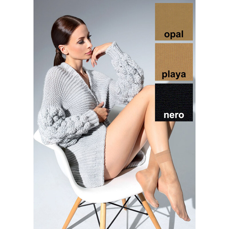 ADRIAN Dámske ponožky Abia15 nero uni 49870665