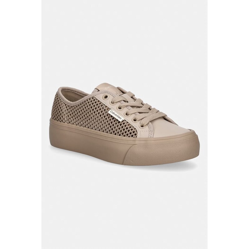 Calvin Klein VULC FLATF LACE UP LIN MESH dámske tenisky 68528941