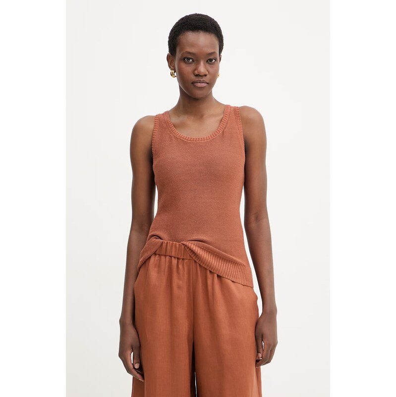 MM by Max Mara top dámsky ľanový BRAVA 68529494