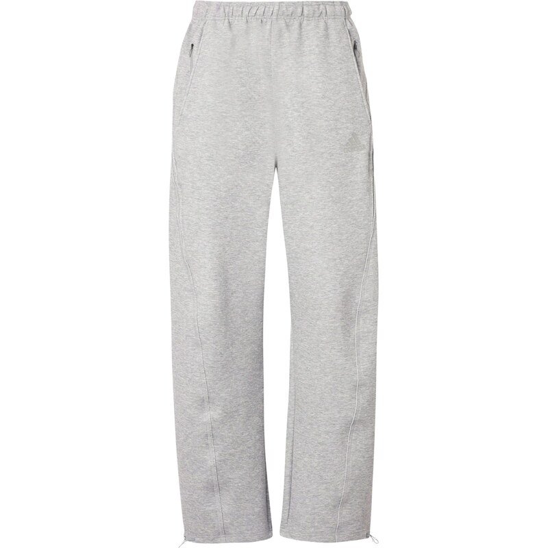 ADIDAS ORIGINALS Nohavice SPACER OPEN HEM sivá 67237412