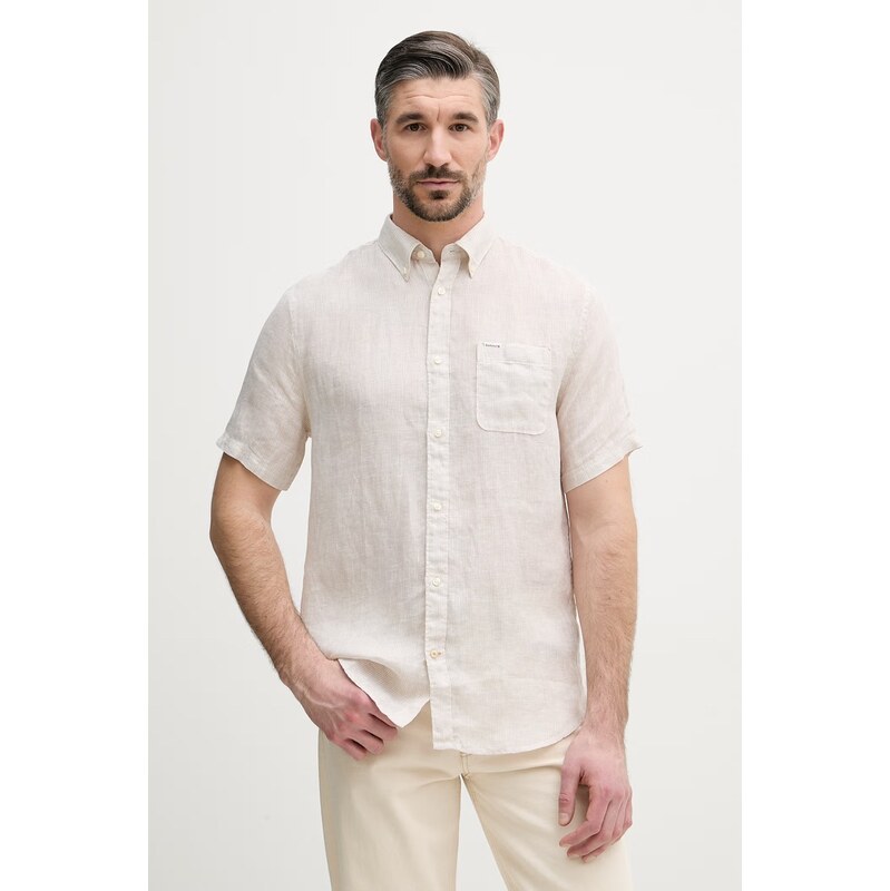 Barbour košeľa pánska ľanová Linton 68529872