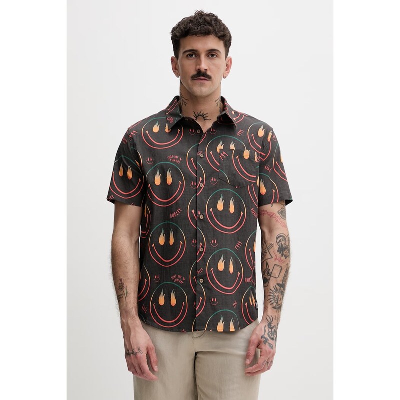 Hurley pánska košeľa s bavlnou 68529915