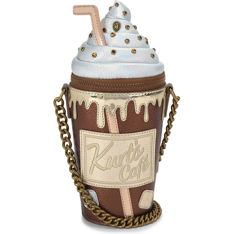 Kurt Geiger London dámska kožená crossbody kabelka Coffee Cup Bag 68530134