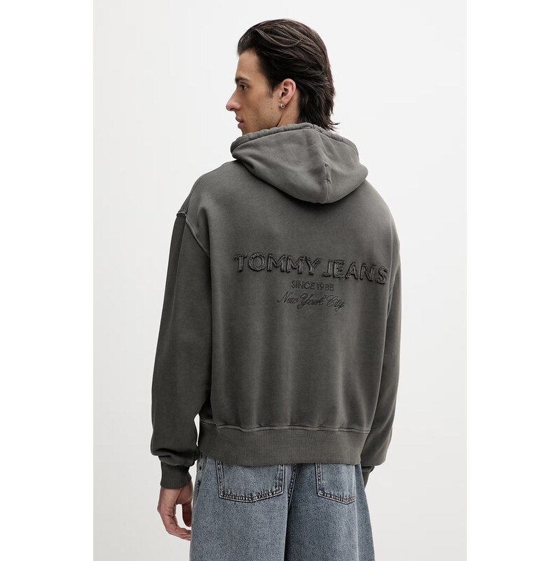 Tommy Jeans mikina s kapucňou pánska bavlnená 68530204