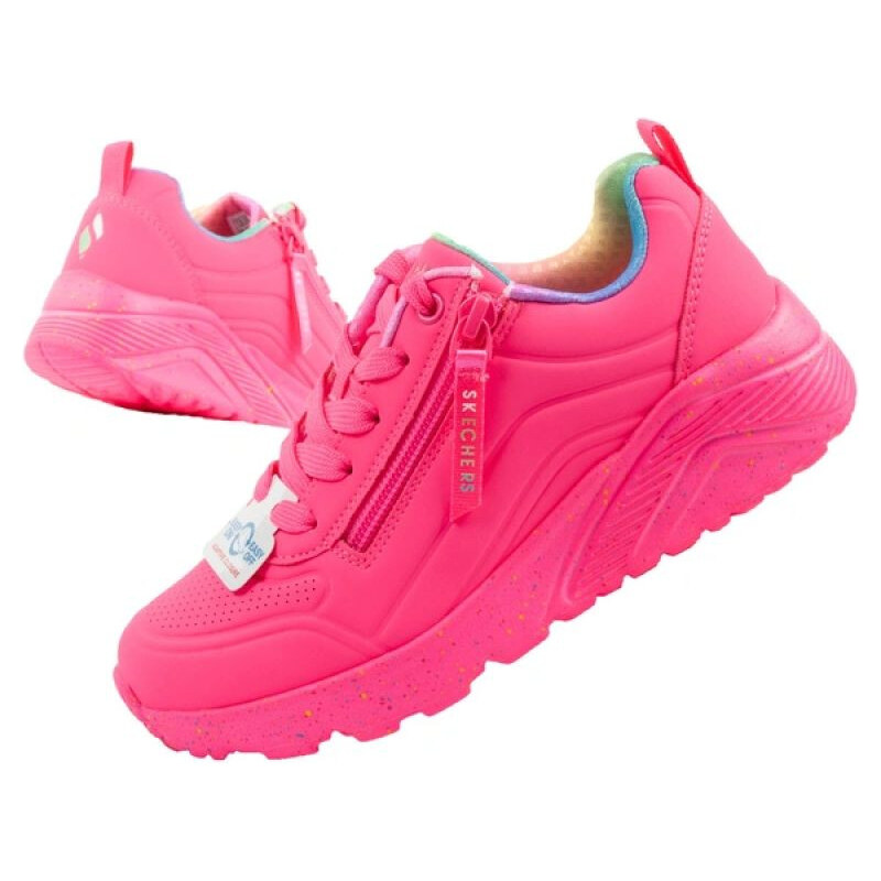 Detské športové tenisky Skechers Uno Lite pink pohodlné 68533889