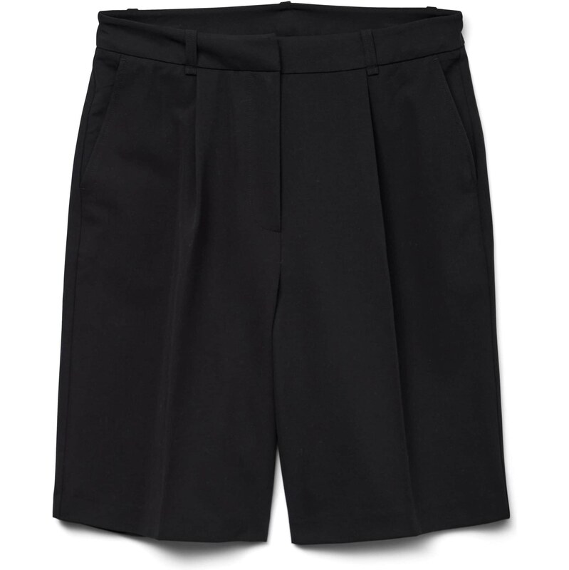 VERO MODA Nohavice s pukmi čierna 68547394