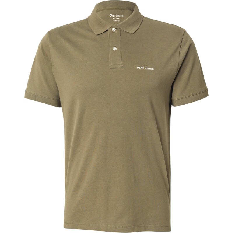 Pepe Jeans Tričko kaki / biela 68535583