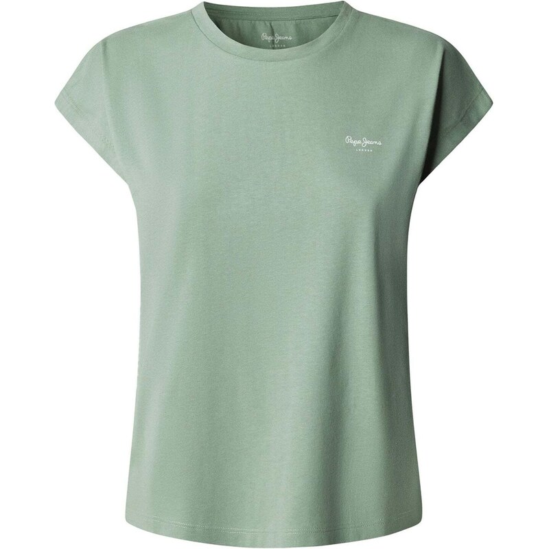 Pepe Jeans Tričko Bloom nefritová / biela 68535685