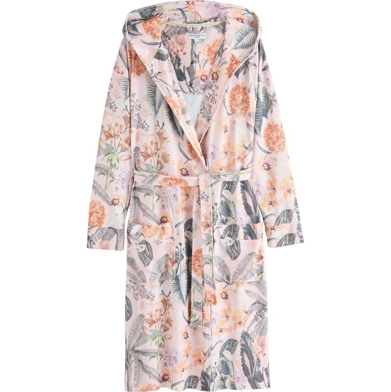 Next Dlhý župan tmavozelená / orgovánová / oranžová / ružová 68535785