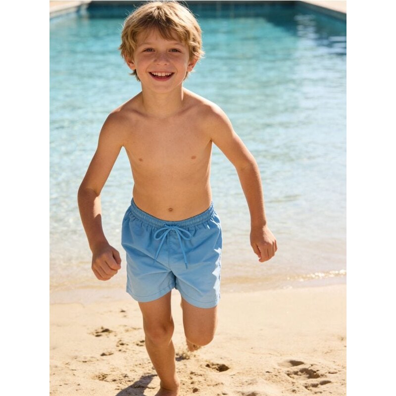 Sinsay - Plavkové šortky - modrá 68535495