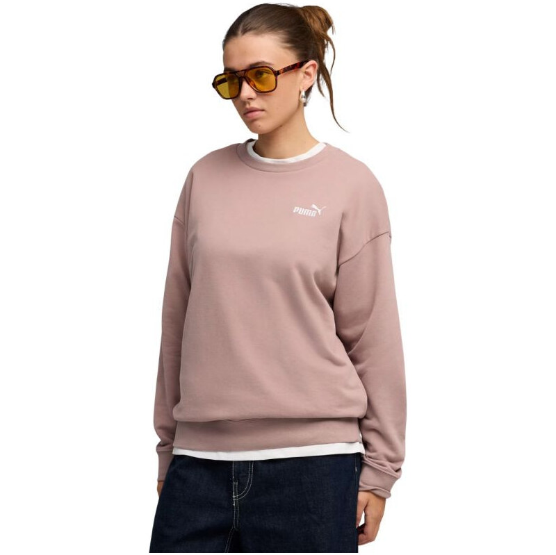 Dámske nohavice Puma ESS Small No.11 Logo Relaxed Crew Pink 684975 88 68539458