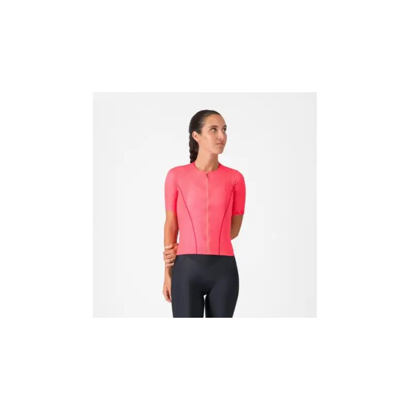 E-shop Castelli Anima Flow dámsky dres krátky rukáv Brilliant Pink