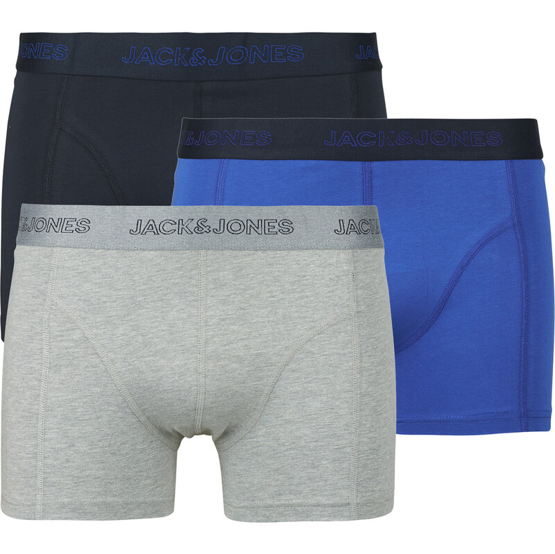 Jack & Jones Boxerky JACCOOPER SOLID TRUNKS X3 Jack & Jones 68542059