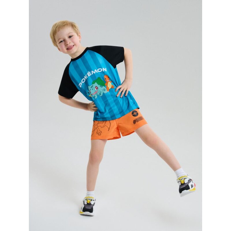 Sinsay - Plavkové šortky Pokémon - oranžová 68189736