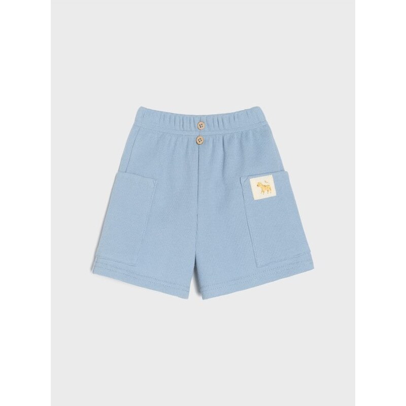 Sinsay - Pletené bavlnené šortky - iné 68540285