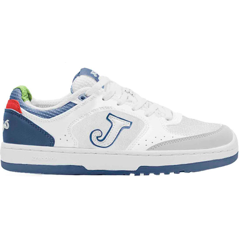 JOMA Detské barefoot tenisky na šnúrky FLEXY biele/modré 69096844