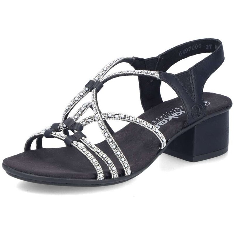 E-shop Dámske sandále RIEKER 64970-00 čierna S6