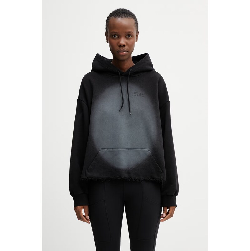 MM6 Maison Margiela mikina s kapucňou dámska bavlnená 68541198