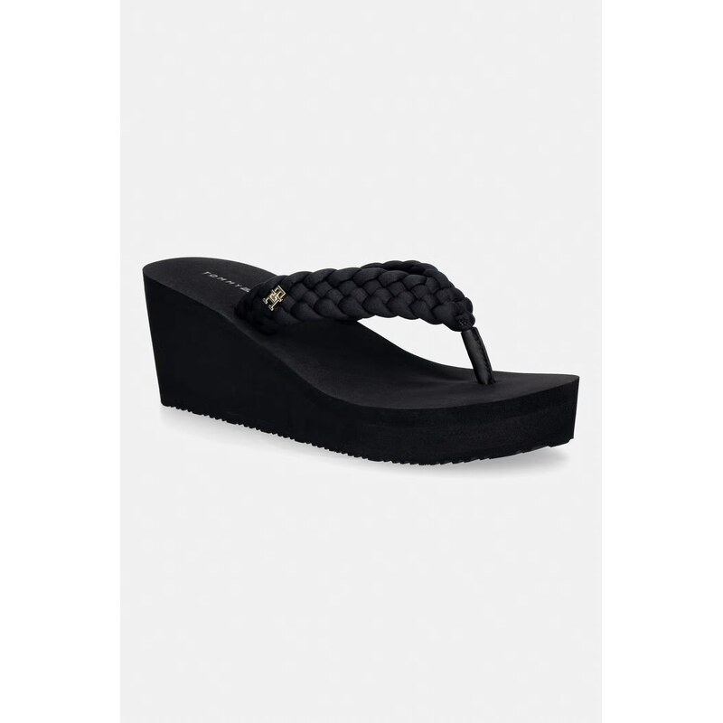 Tommy Hilfiger dámske žabky TH WEDGE BRAIDED SUMMER 68528817