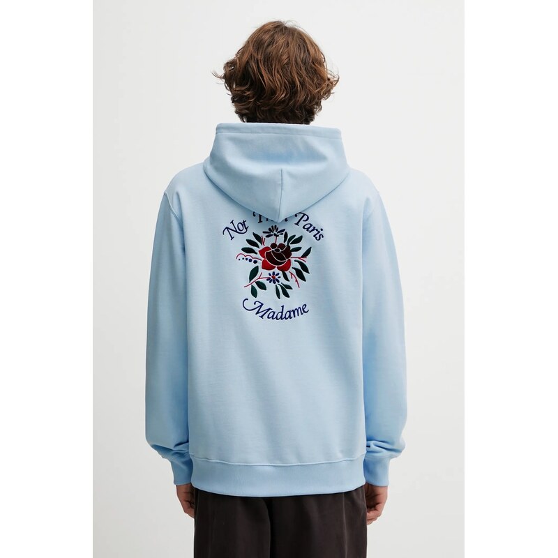 Bavlnená mikina Drôle de Monsieur Hoodie Slogan Rose 68541111