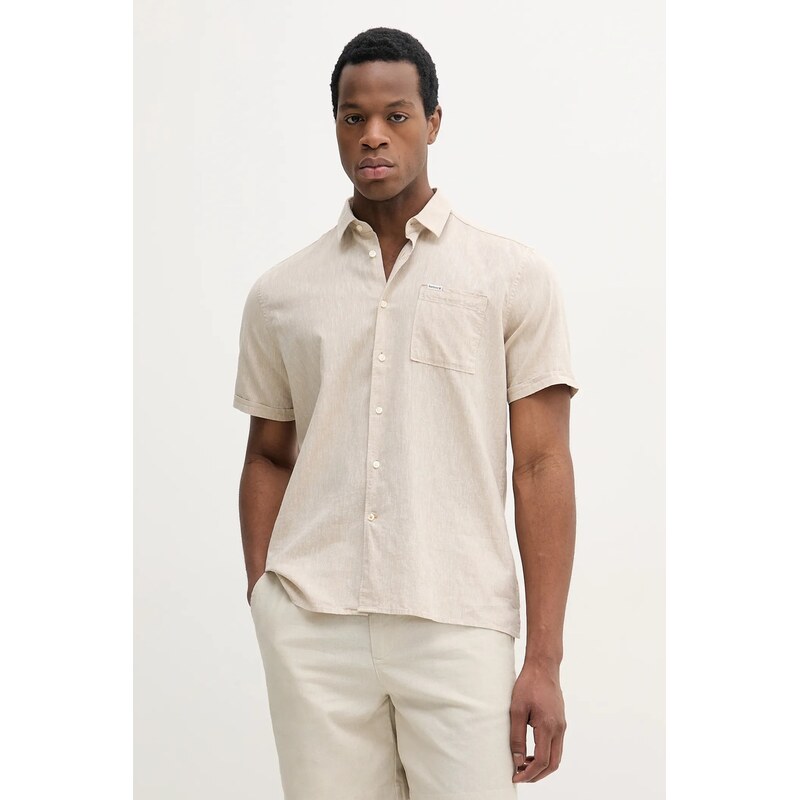 Ľanová košeľa Barbour 68541848