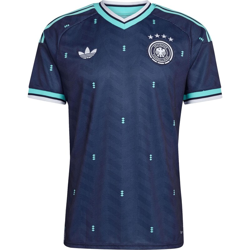 ADIDAS PERFORMANCE Dres Germany 26 Away námornícka modrá / tyrkysová / 68504405