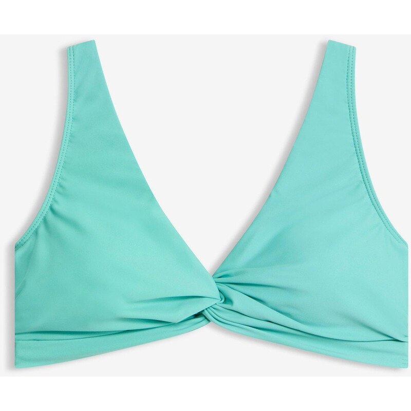 bonprix Bikinová podprsenka s pretočeným detailom, farba modrá 68482362