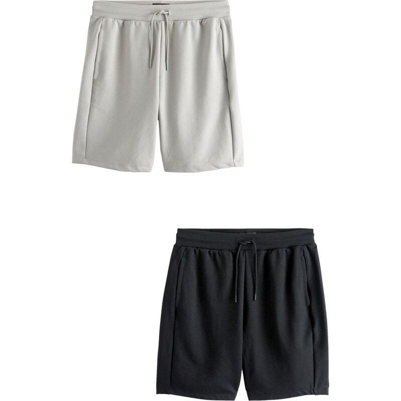 Next Nohavice svetlosivá / čierna 68547388