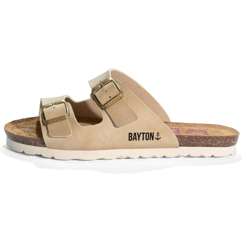 Bayton Šľapky ASTRAKAN béžová / čierna 68547418