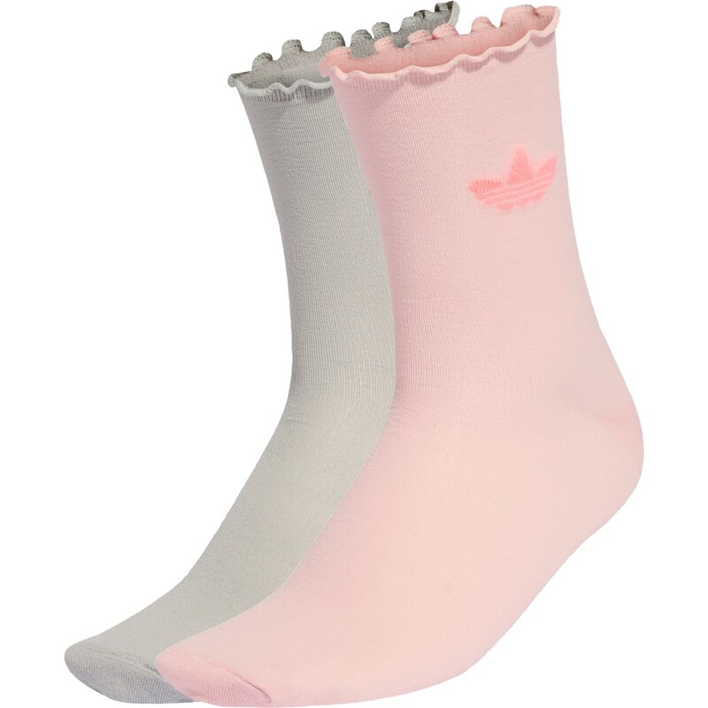 ADIDAS ORIGINALS Ponožky Ruffle 2 Pairs sivá / ružová 68547858