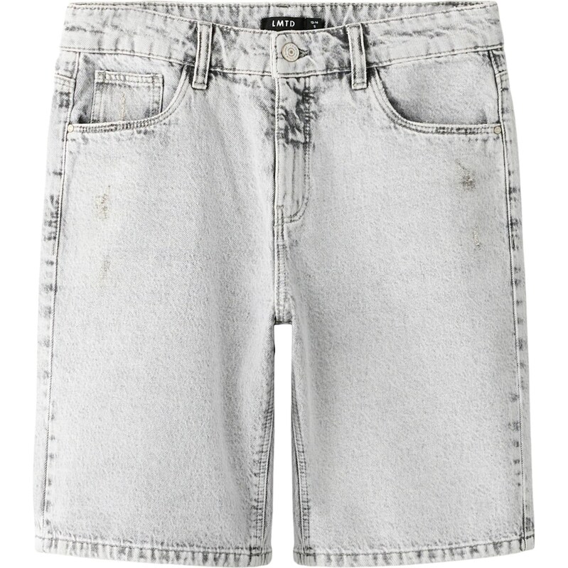LMTD Džínsy NLNBIRM sivý denim 68547965