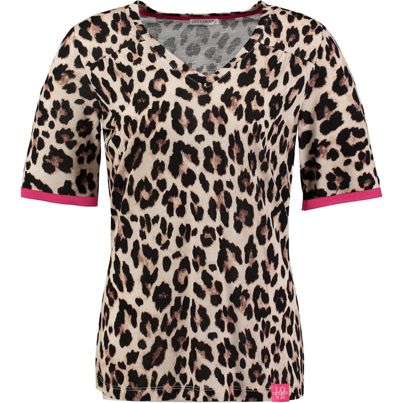 Key Largo Tričko Leonora béžová / hnedá / čierna 68548017
