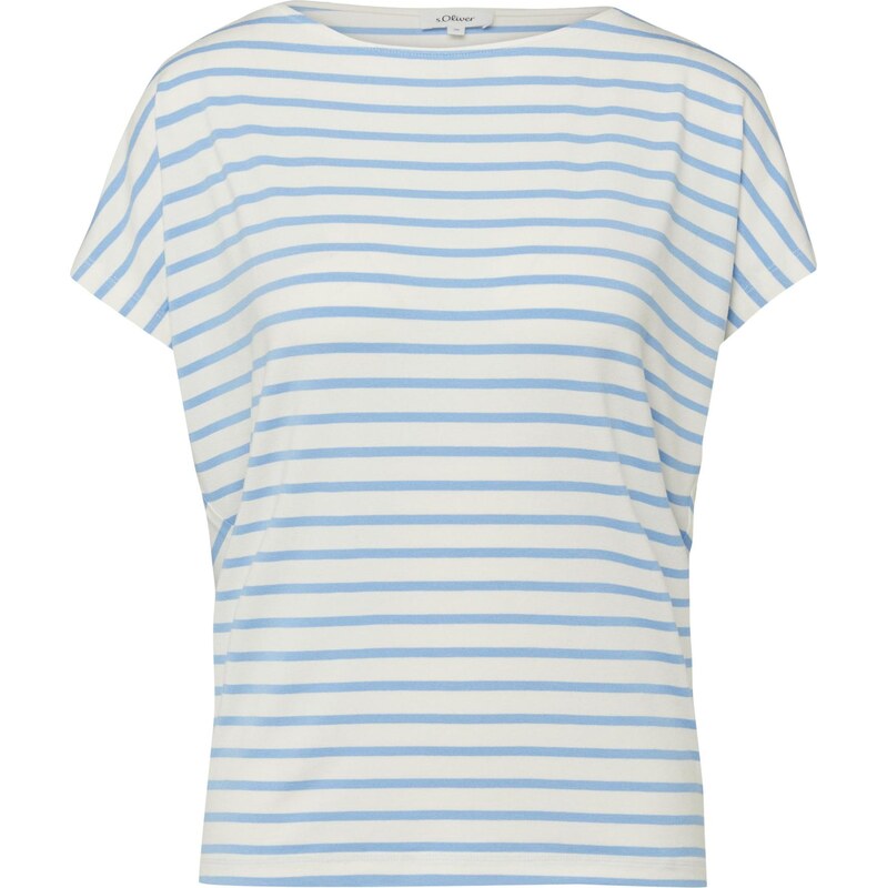s.Oliver Tričko svetlomodrá / biela 68548036