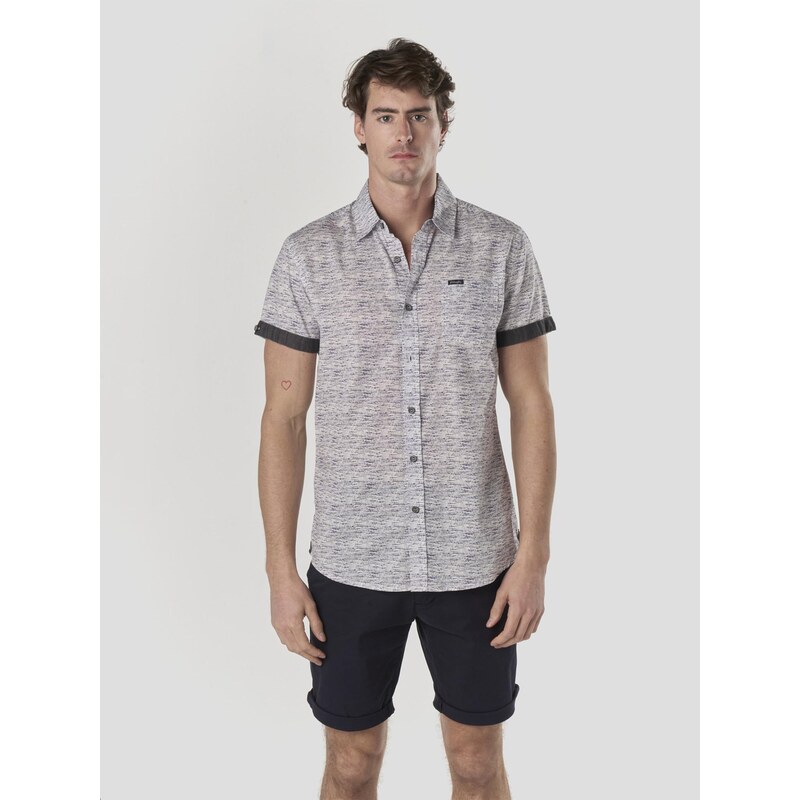 KOROSHI Košeľa námornícka modrá / biela 68548434