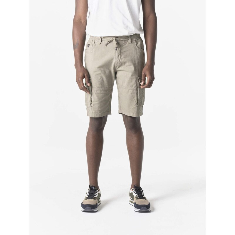 KOROSHI Rifľové kapsáče svetlohnedá 68548447