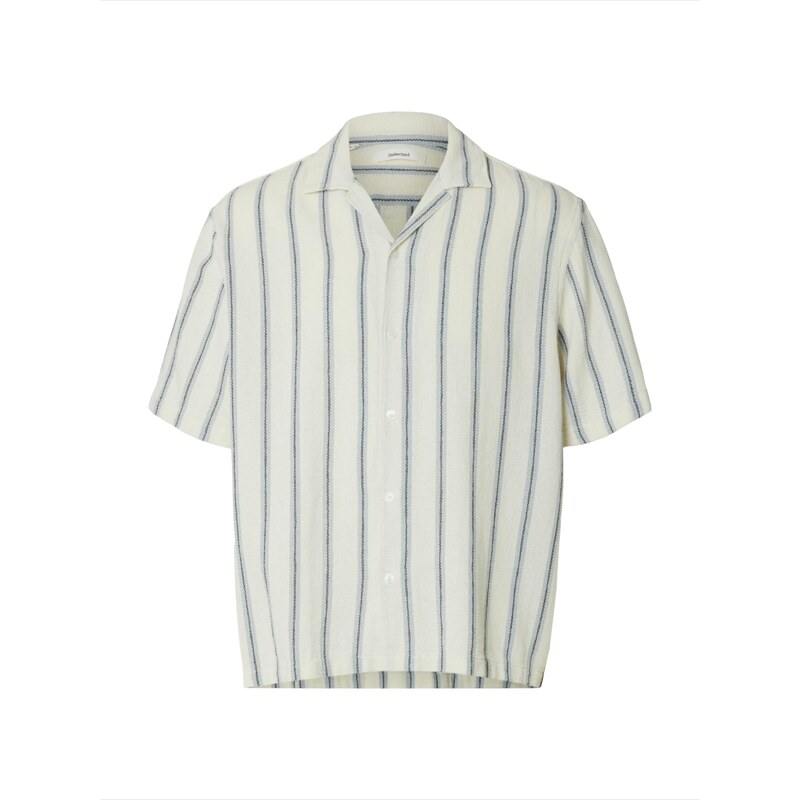 SELECTED Košeľa SLHCAL opálová / vaječná škrupina 68548463