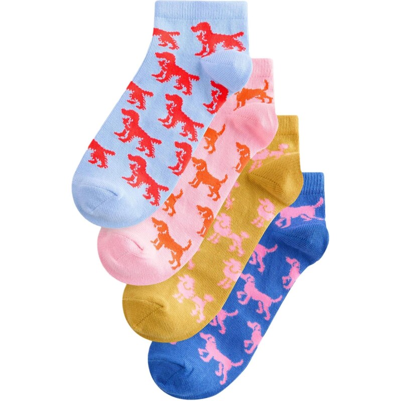 Next Ponožky modrá / svetlomodrá / horčicová / ružová 68548482