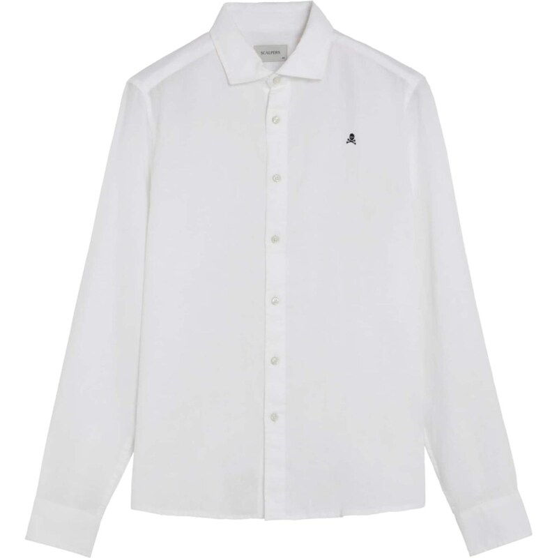 Scalpers Košeľa biela / šedobiela 68548638