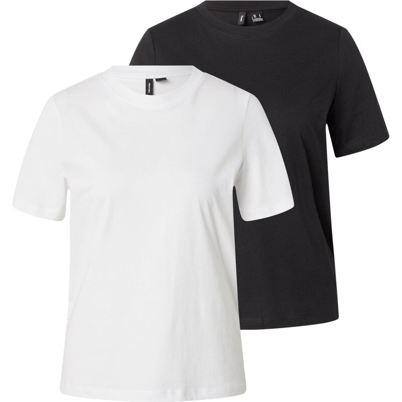 VERO MODA Tričko VMPAULINA čierna / biela 68548656