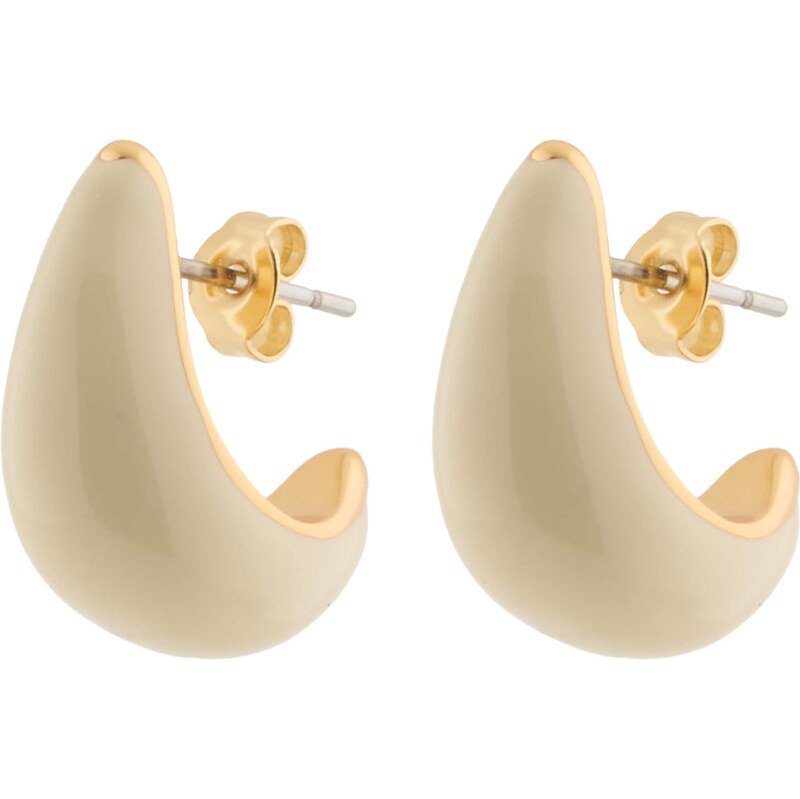 & Other Stories Náušnice krémová / zlatá 68549124