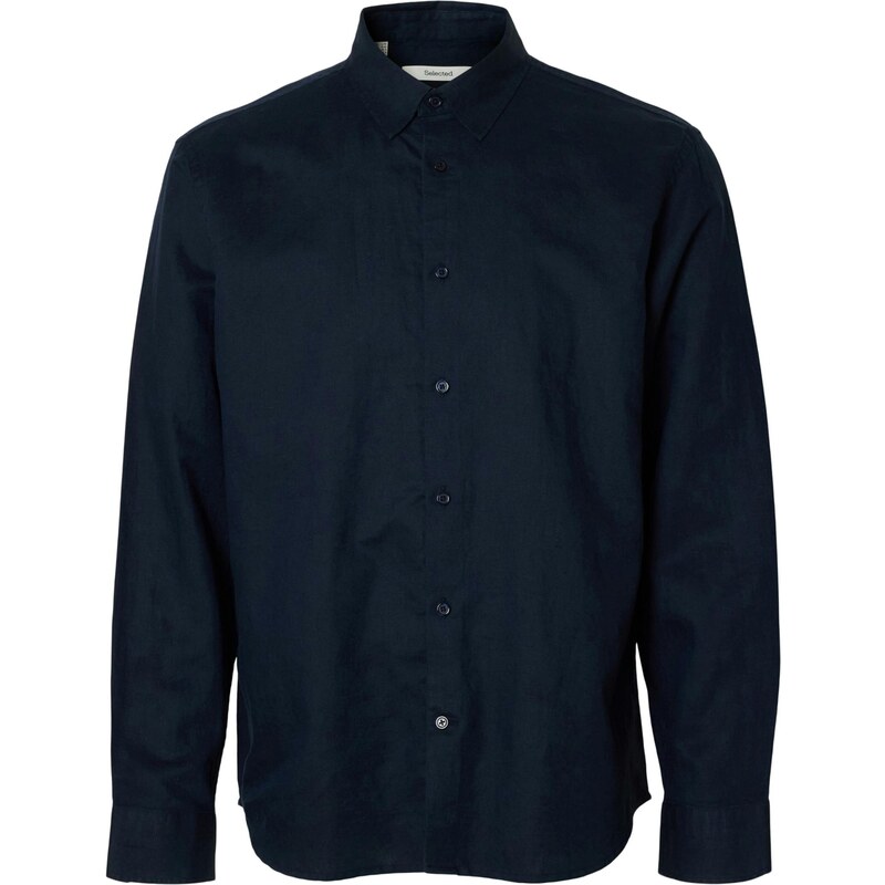 SELECTED Košeľa SLHCLAY tmavomodrá 68549689