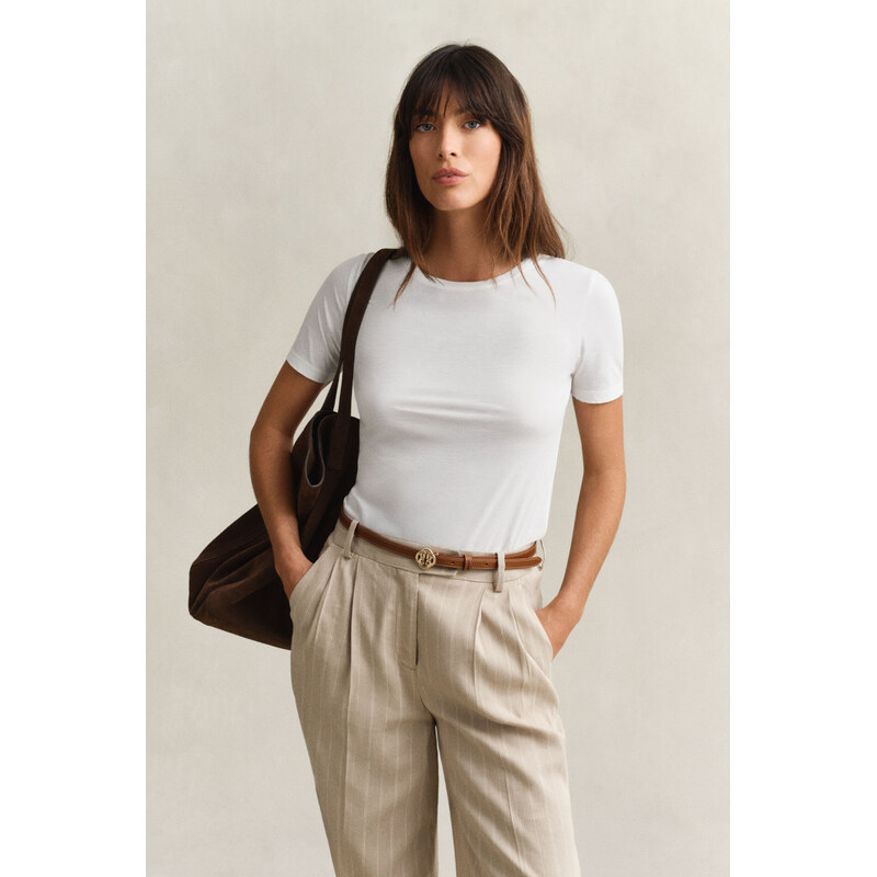 TRIČKO GANT LIGHT COTTON SS T-SHIRT WHITE 67313241