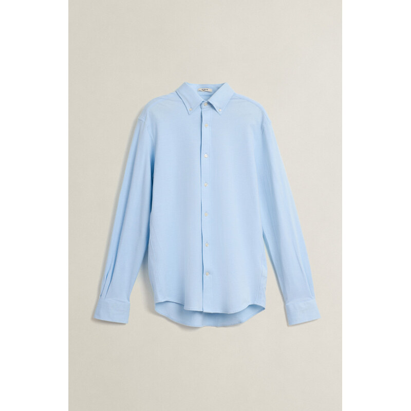 KOŠEĽA GANT REG JERSEY PIQUE STRETCH SHIRT CAPRI BLUE 67556324