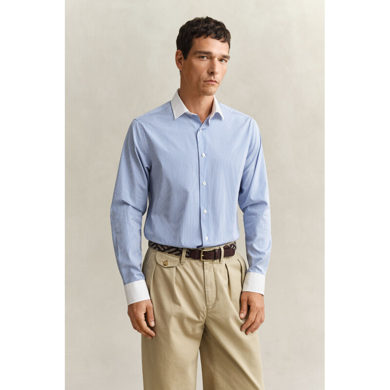 KOŠEĽA GANT REG POPLIN DRESS SHIRT CLEAR SKY 68423460