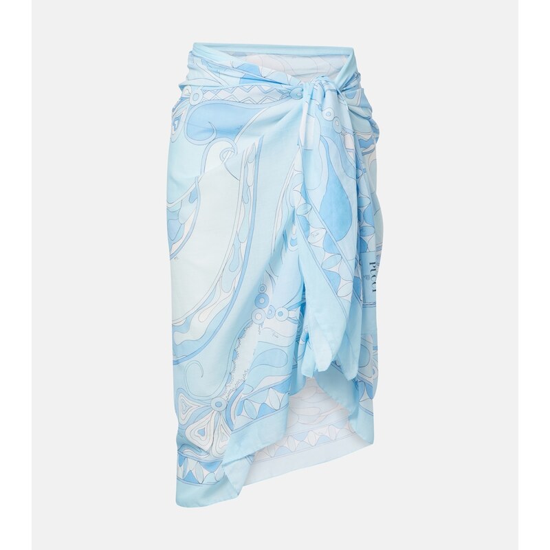 Pucci Orchidee cotton beach cover-up 68550367