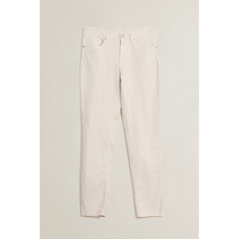 DŽÍNSY GANT SLIM COTTON / LINEN JEANS SAND 67768198