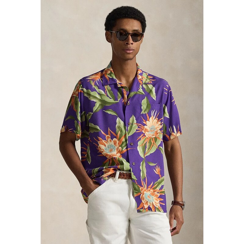 Polo Ralph Lauren košeľa pánska z viskózy 68546991